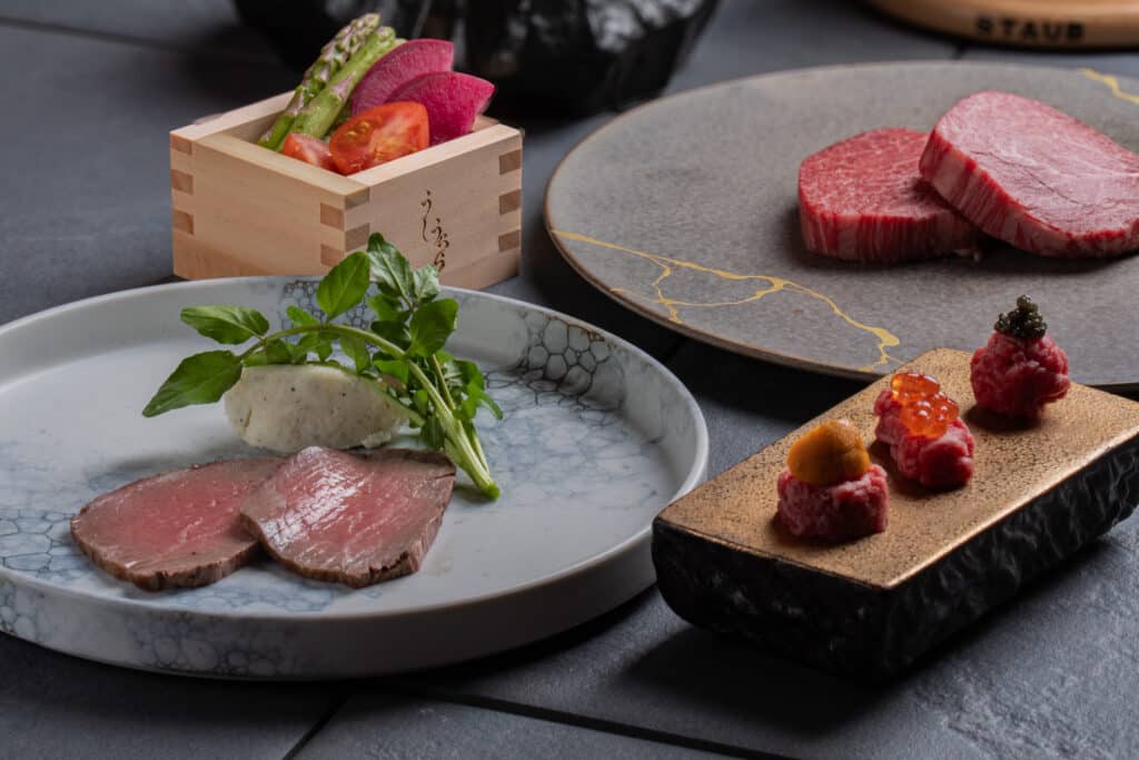 横浜・関内の肉割烹うしうらら、完全個室で味わう雌牛和牛の頂 シャトーブリアンコース